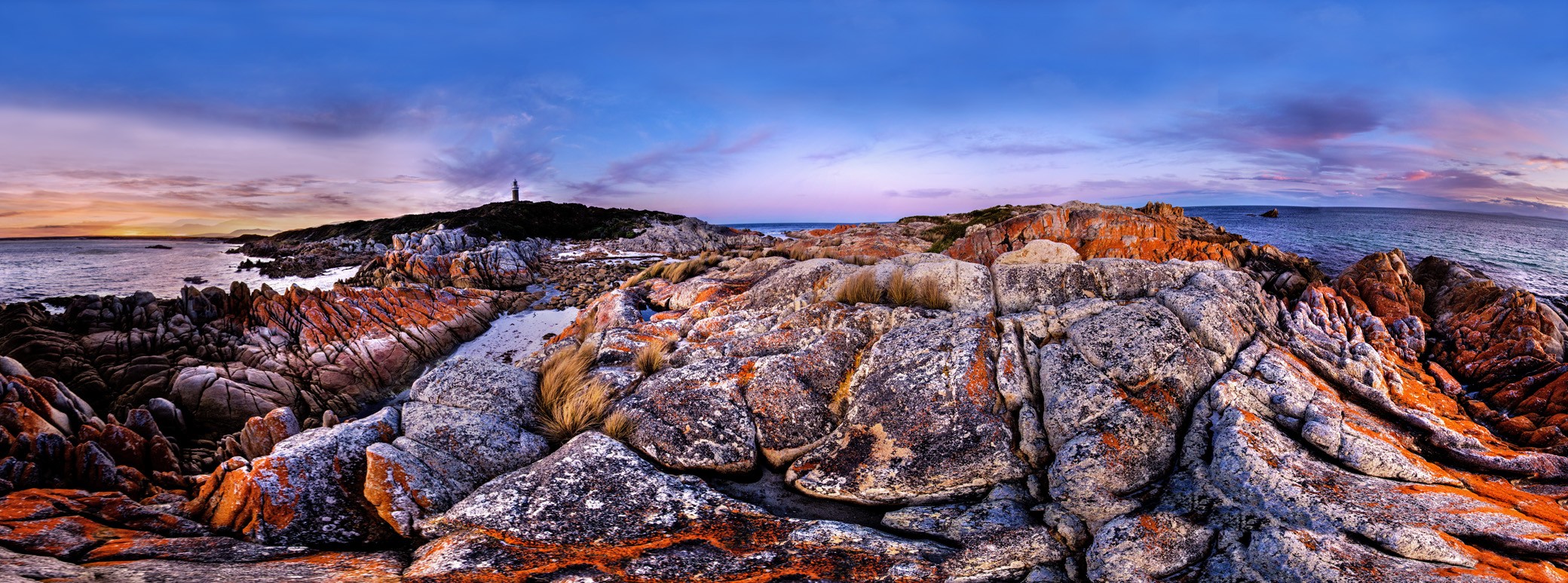 Bay of Fires Lighthouse Sunset