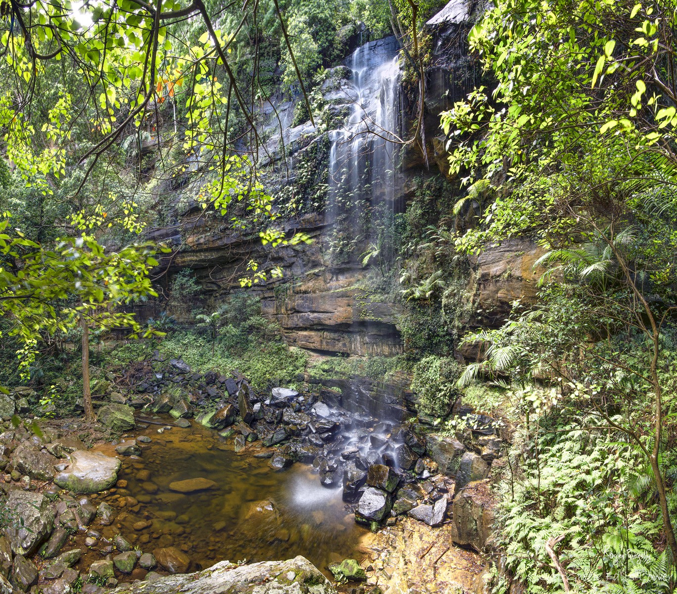 Gap Creek Falls Lower 